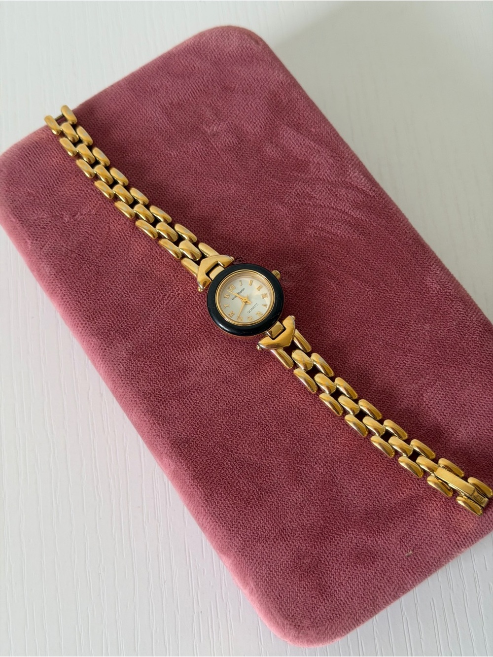 Emile Martin Vintage Gold-Tone Wristwatch